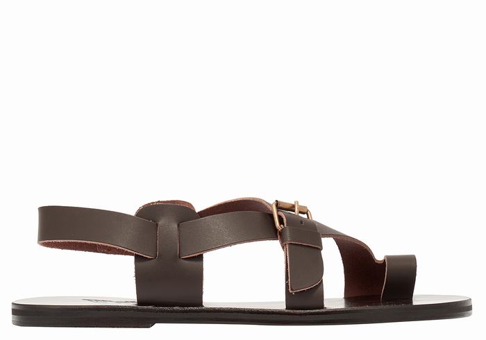 Sandales Toe-Post Ancient Greek Sandals Paris Leather   | QYF-5338308